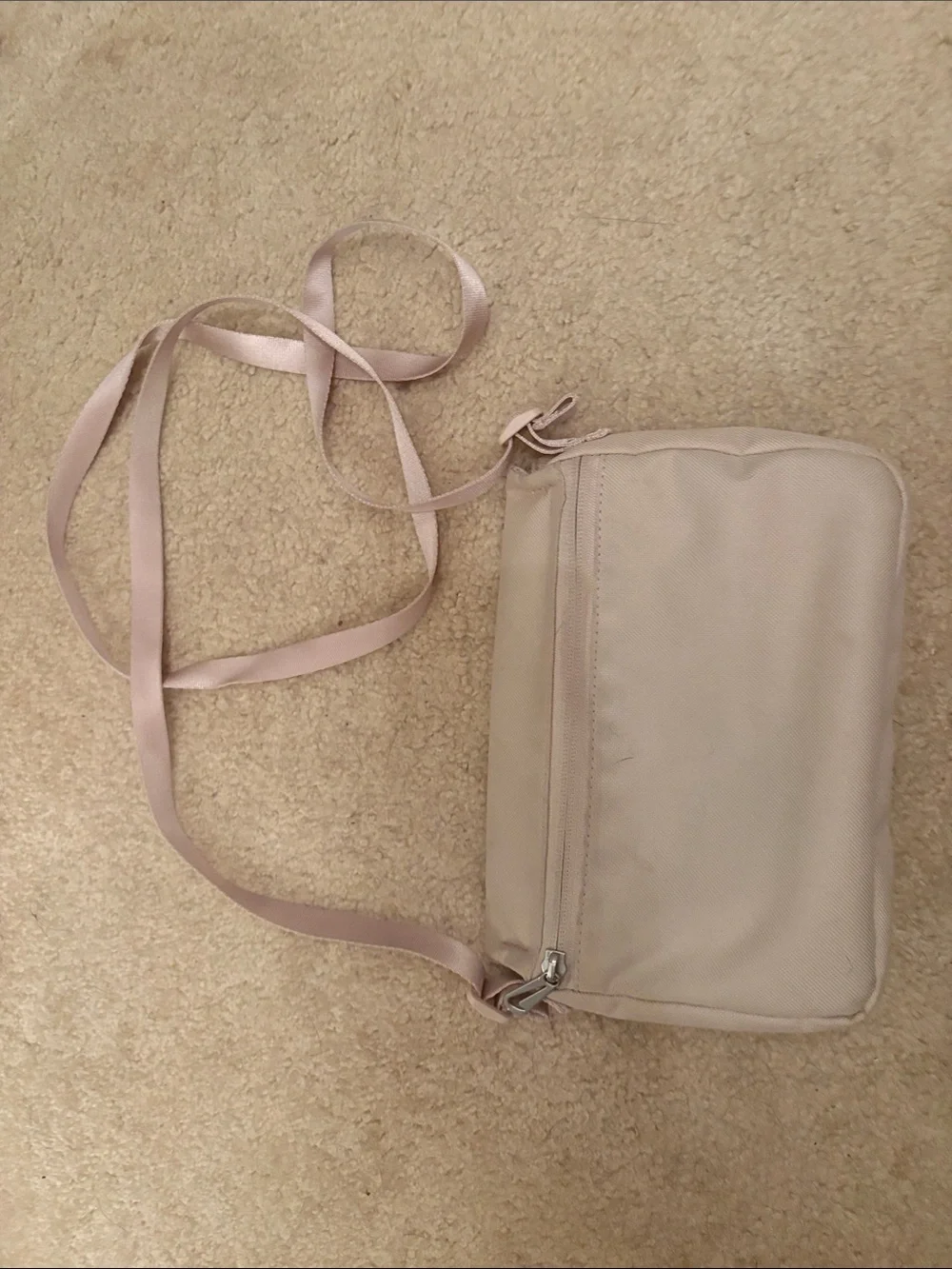 Nike Small Crossbody Bag in Light Pink with Logo